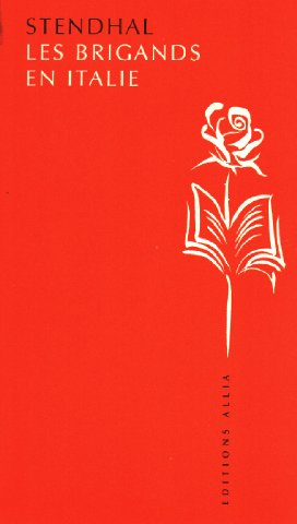 Couverture de Les brigands en Italie par Stendhal