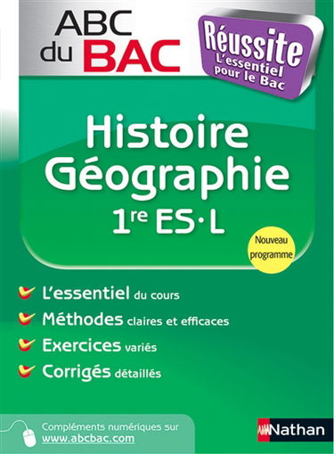Histoire géographie 1re L, ES : programme 2013