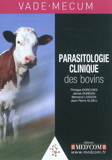 Couverture de Vade-mecum de parasitologie clinique des bovins