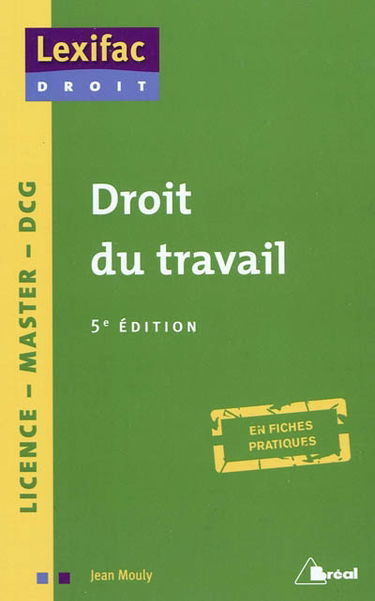 Droit du travail : licence, master, DCG