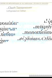 L'opposition métaphysique au monothéisme hébreu : de Spinoza à Heidegger