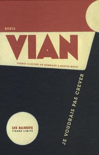 Je voudrais pas crever: Poèmes illustrés en hommage à Martin Matje