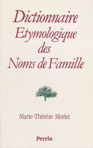 Dictionnaire étymologique des noms de famille