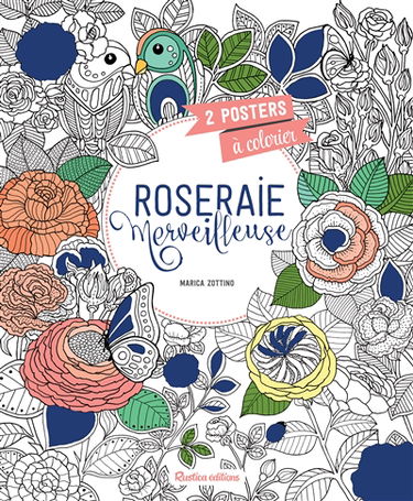Roseraie merveilleuse : 2 posters à colorier