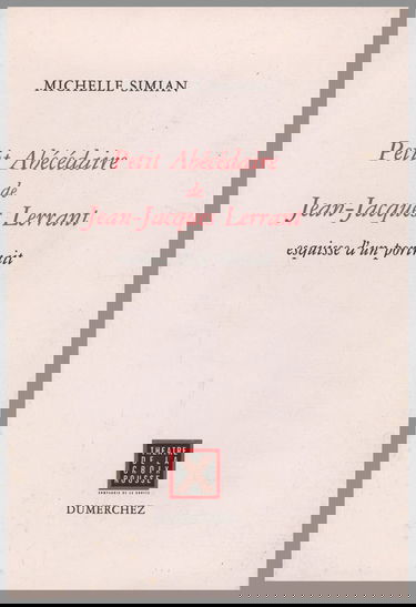 Petit abécédaire de Jean-Jacques Lerrant