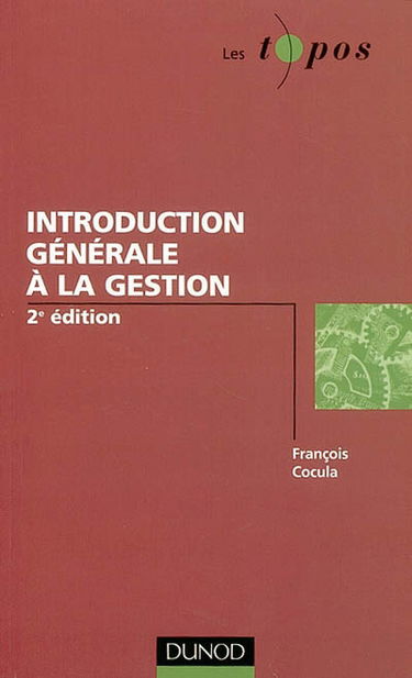 Introduction générale à la gestion