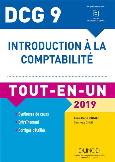 Introduction à la comptabilité, DCG 9 : tout-en-un : 2019