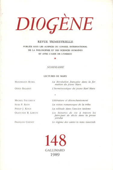 Couverture de Diogène par Collectifs