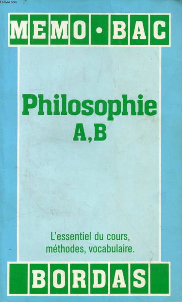 Philosophie : A, B
