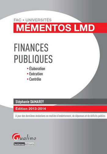 Finances publiques : élaboration, exécution, contrôle