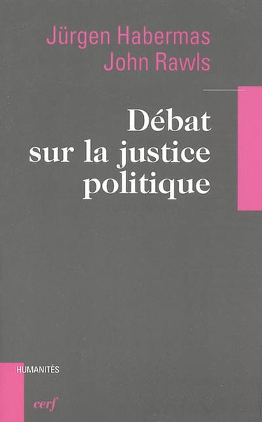Couverture de Débat sur la justice politique