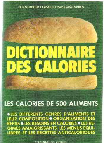 Dictionnaire des calories