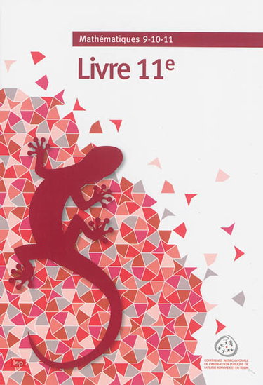 Couverture de Livre 11e : nombres et opérations, fonctions et algèbre, espace, grandeurs et mesures, recherche et stratégies par Collectif