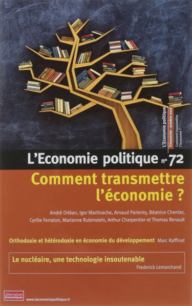 Economie politique (L'), n° 72. Comment transmettre l'économie ?