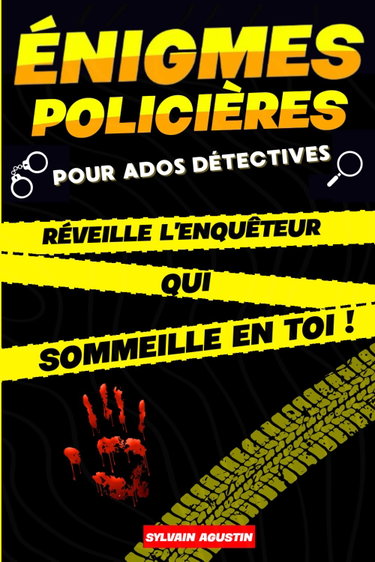 Couverture de Énigmes policières pour ados détective: Livre d’enquêtes à résoudre pour les ados de 12 ans et plus (solutions incluses)| Idée cadeau pour les amateurs d’énigmes et d’affaires policières