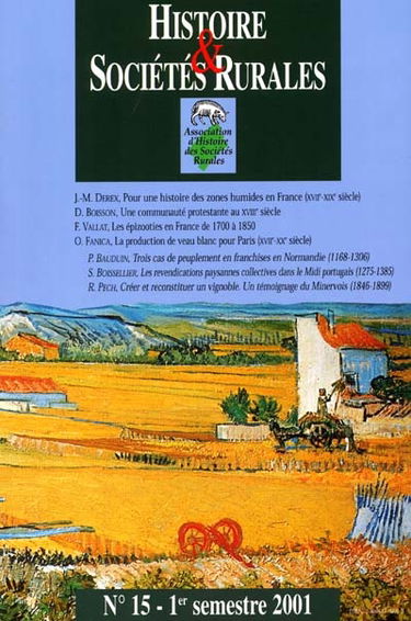 Histoire & sociétés rurales, n° 15