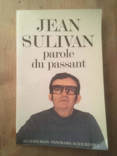 Couverture de Parole du passant par Jean Sulivan