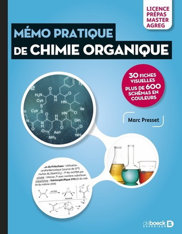Couverture de Mémento pratique de chimie organique : licence, prépas, master, agreg