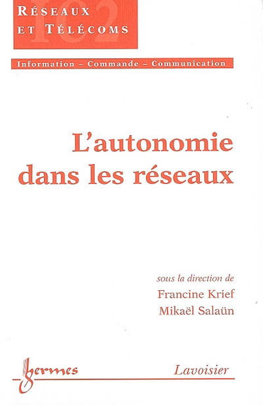 Couverture de L'autonomie dans les réseaux
