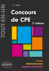 Concours de CPE tout-en-un : fiches, méthodologie, annales corrigées