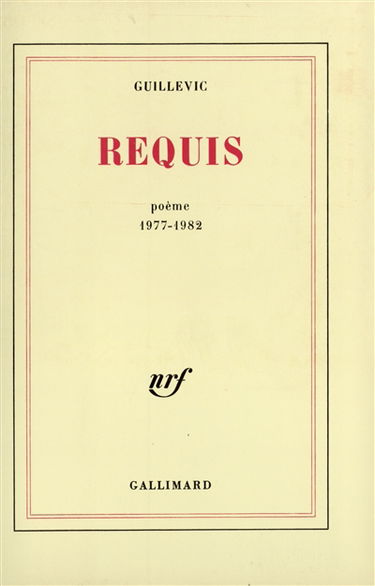Requis : poèmes 1977-1982