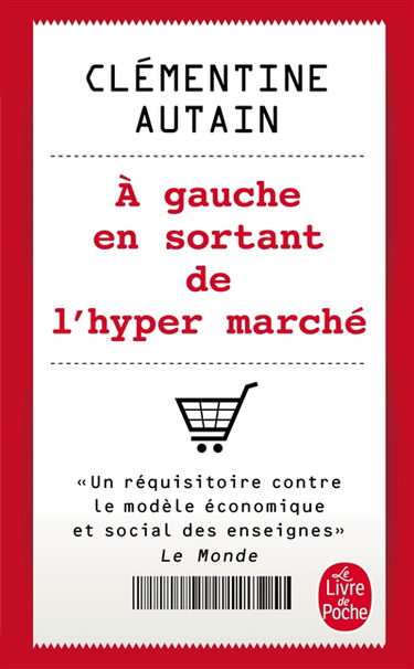 A gauche en sortant de l'hyper marché