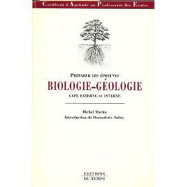 Préparer les épreuves de biologie-géologie, CAPE externe et interne
