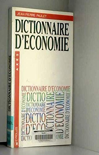 Dictionnaire d'économie