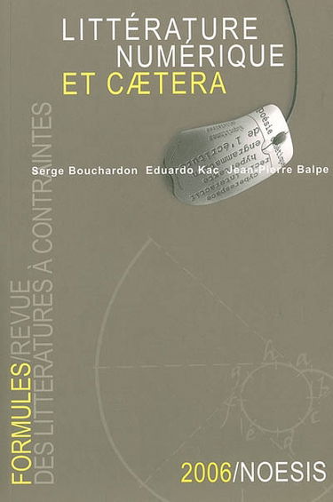 Formules, n° 10. Littérature numérique et caetera