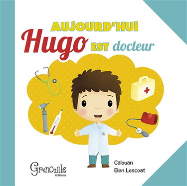 Couverture de Aujourd'hui Hugo est docteur par Calouan