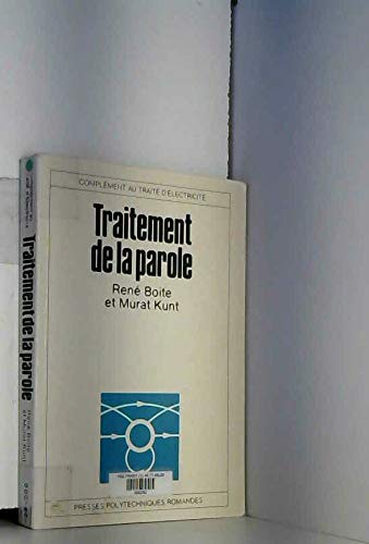 Traitement de la parole