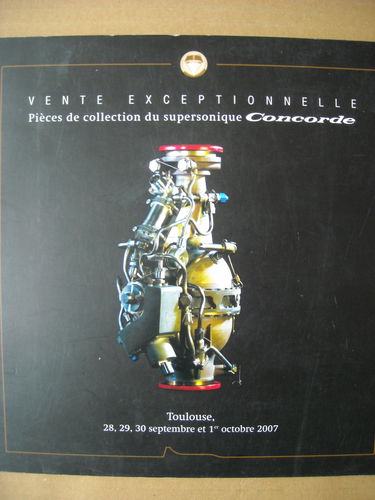 Pieces de collection du supersonique Concorde