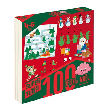 Couverture de 100 jeux de Noël : 4-6 ans