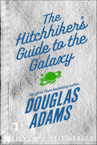 Couverture de The Hitchhiker's Guide to the Galaxy par Douglas Adams