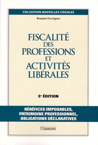 Fiscalité des professions et activités libérales