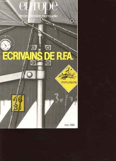 Europe écrivains de RFA