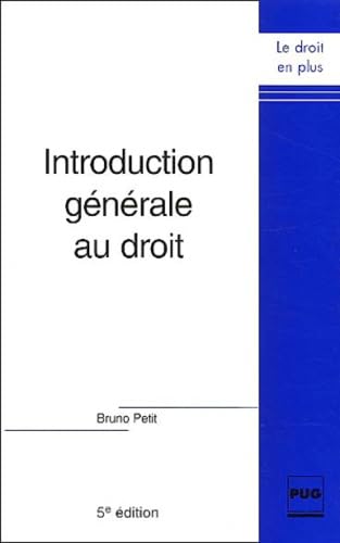 Introduction générale au droit