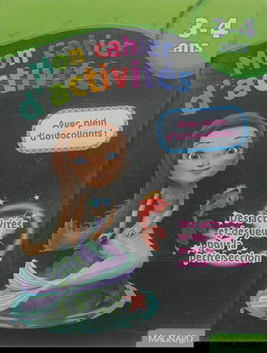 Mon cahier d'activités, 3-4 ans : sirène : des activités et des jeux pour la petite section