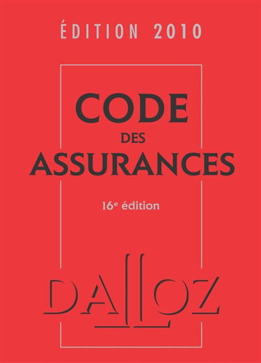 Code des assurances 2010