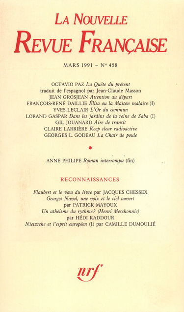 La Nouvelle Revue Française