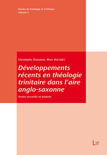 Couverture de Développements récents en théologie trinitaire dans l'aire anglo-saxonne