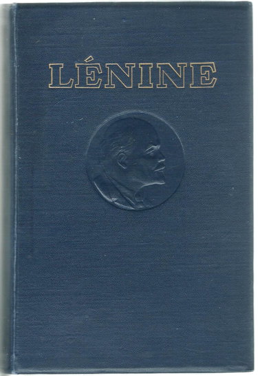 Couverture de Lenine oeuvre choisies en deux volumes, vol 1