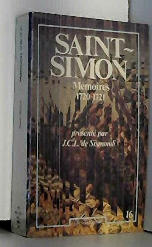 Mémoires tome 16 1720 1721