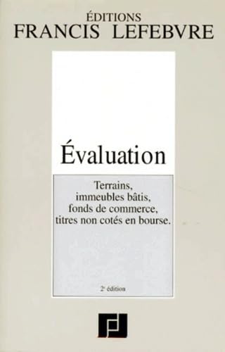 Evaluation des terrains
