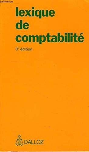 Lexique de comptabilité