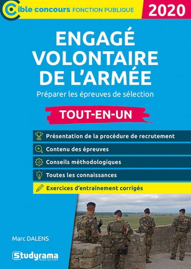 Engagé volontaire de l'armée : préparer les épreuves de sélection, tout-en-un : 2020