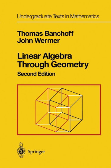 Couverture de Linear Algebra Through Geometry