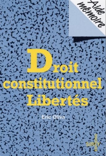 Droit constitutionnel, 1re édition