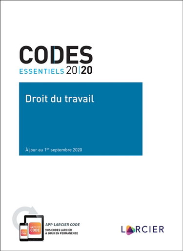 Couverture de Droit du travail 2020 par Collectif