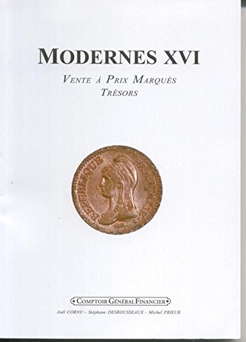 Couverture de Modernes XVI Vente à prix marqués - Trésors Par Cornu Joël
